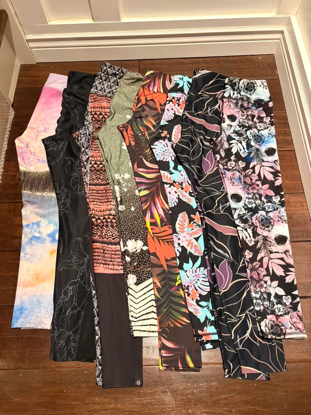 8 Women’s athletic Assorted Pattern Leggings