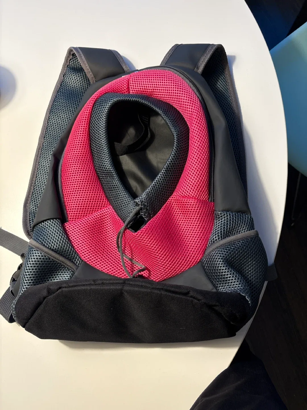 Pink & Grey Pet Carrier Backpack