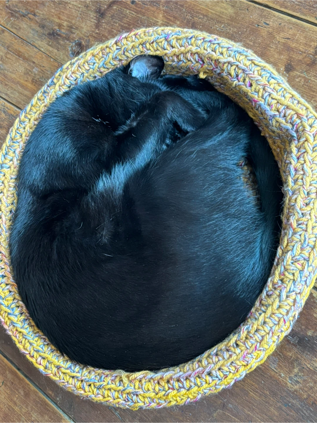 Crocheted Cat Bed - photo 3