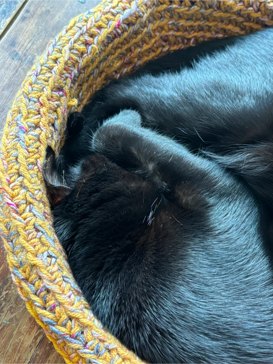 Crocheted Cat Bed - photo 2