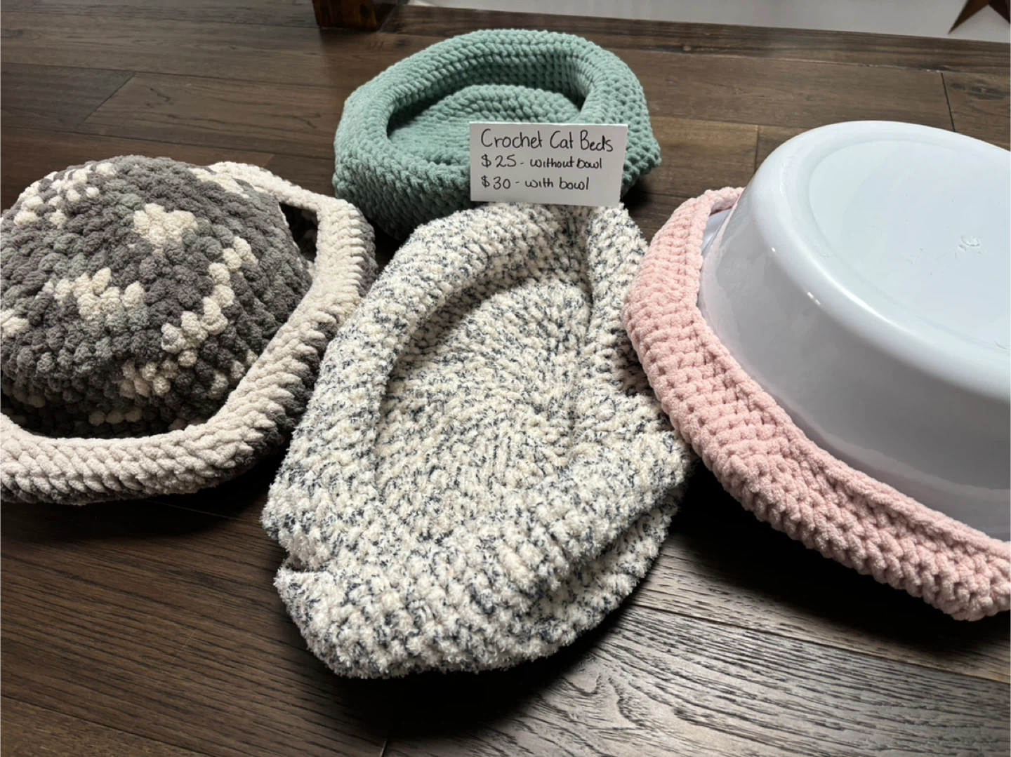 Crocheted Cat Bed - photo 5