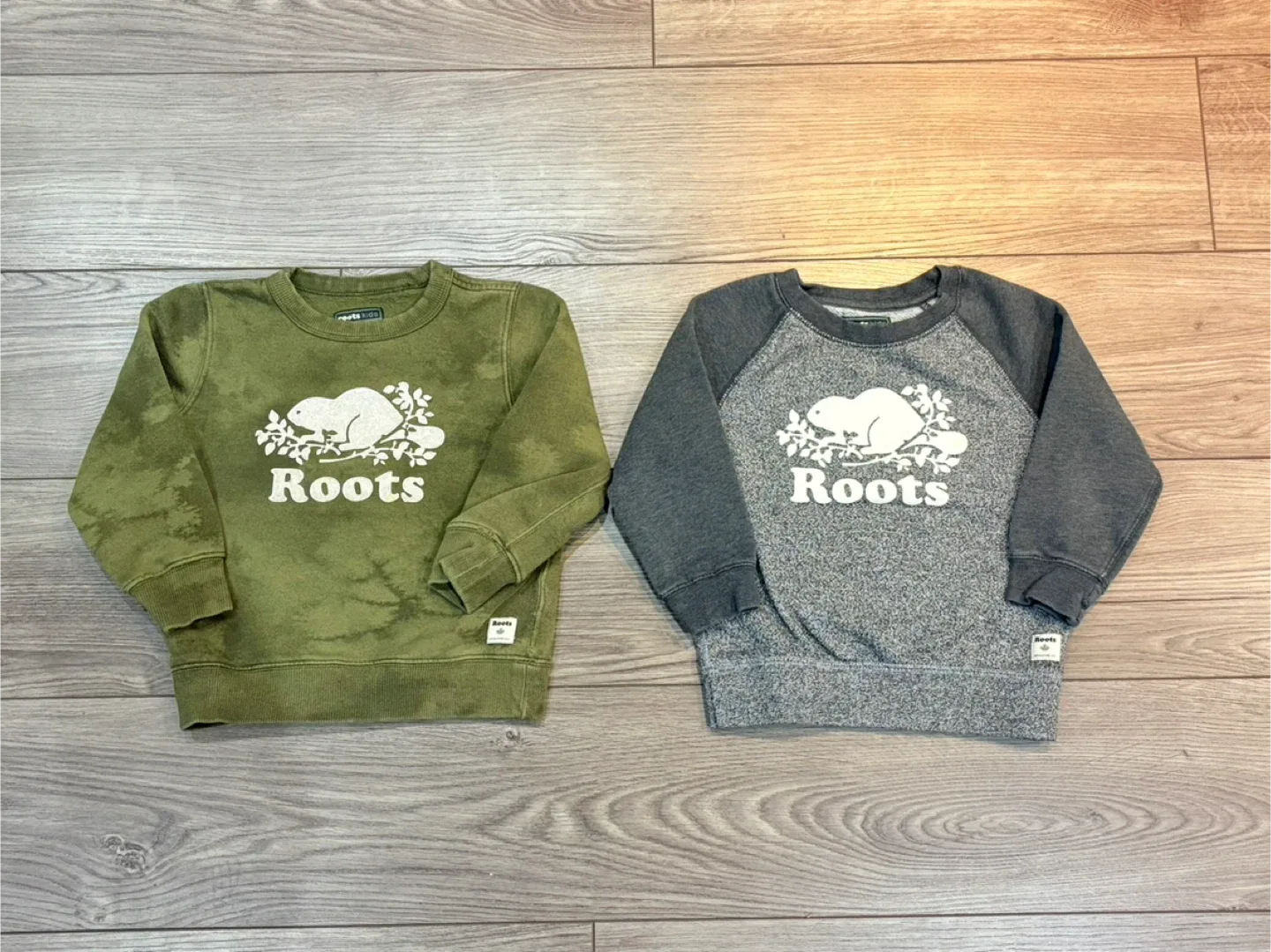 4T Roots Sweatshirts - Olive Green & Grey