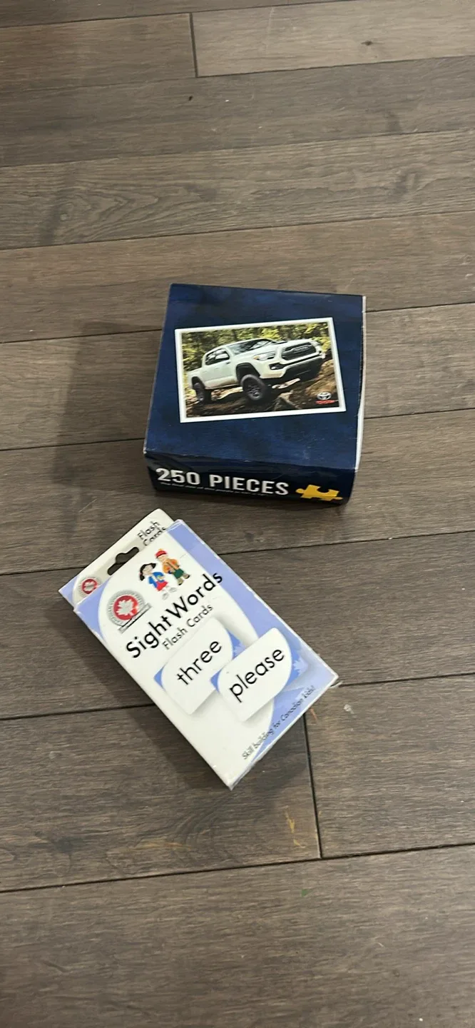 Puzzle & Sight Words Flash Cards