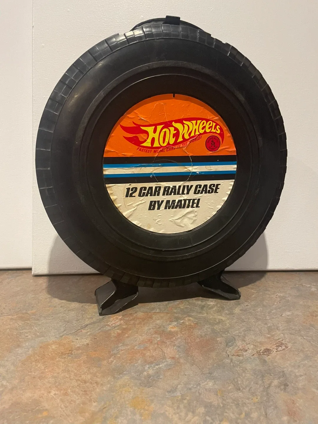 VINTAGE 1967 MATTEL 12 CAR REDLINE HOT WHEELS RALLY CASE