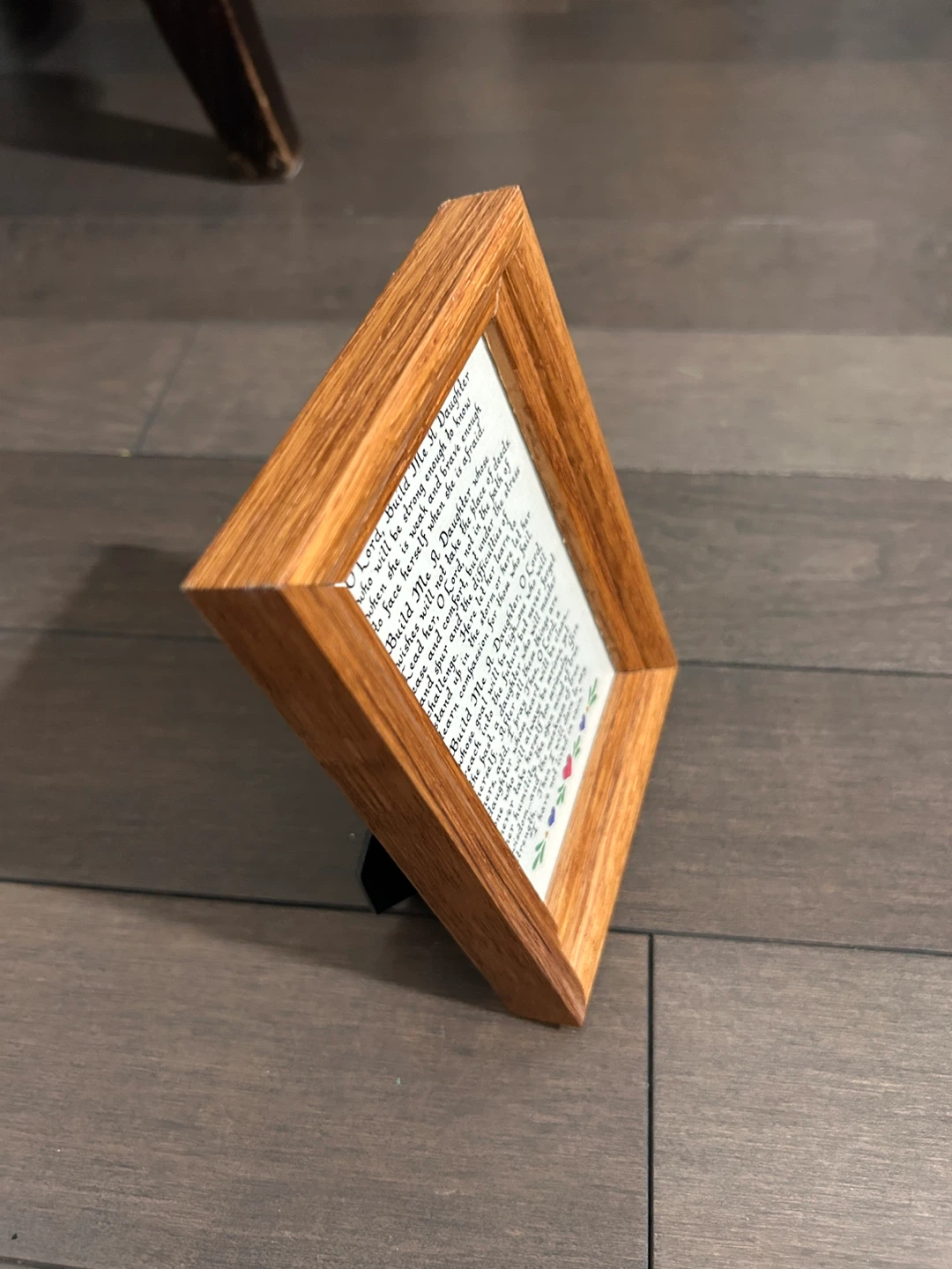 Framed 'Build Me A Daughter' Poem - photo 2