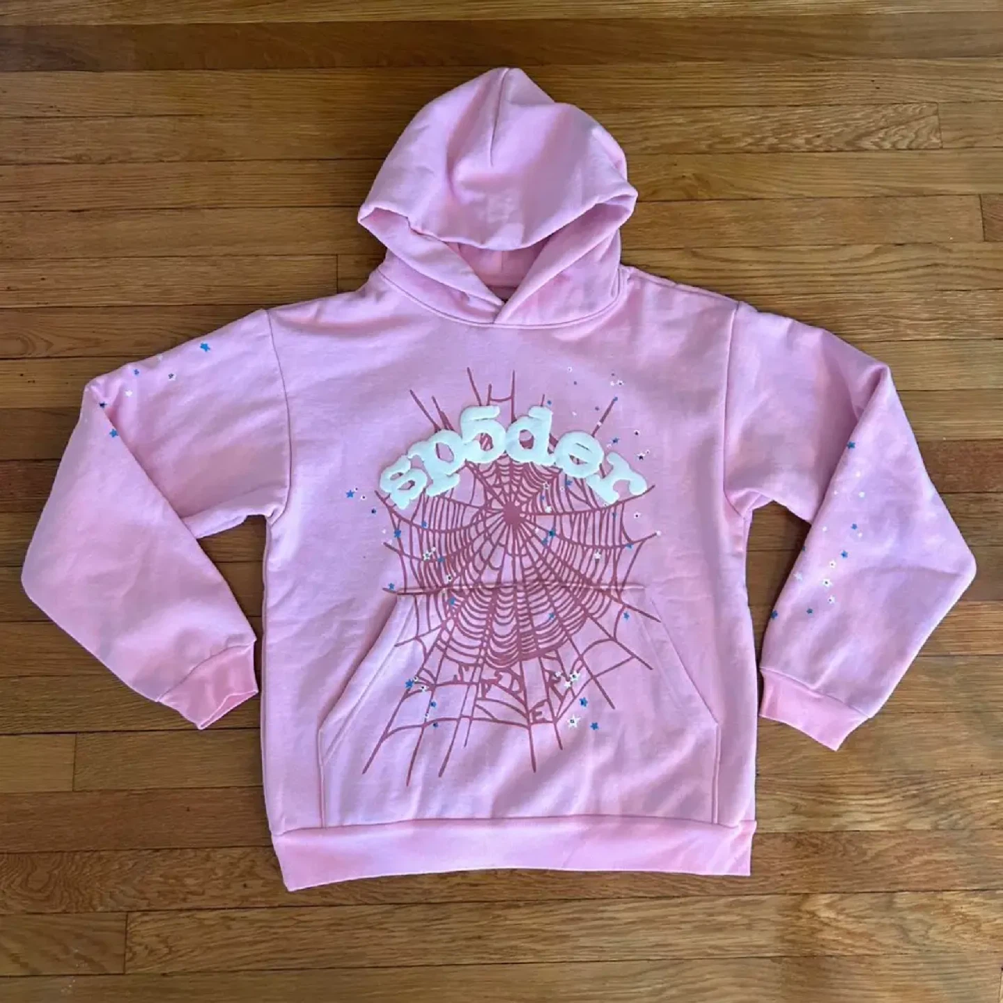 Sp5der Pink Hoodie