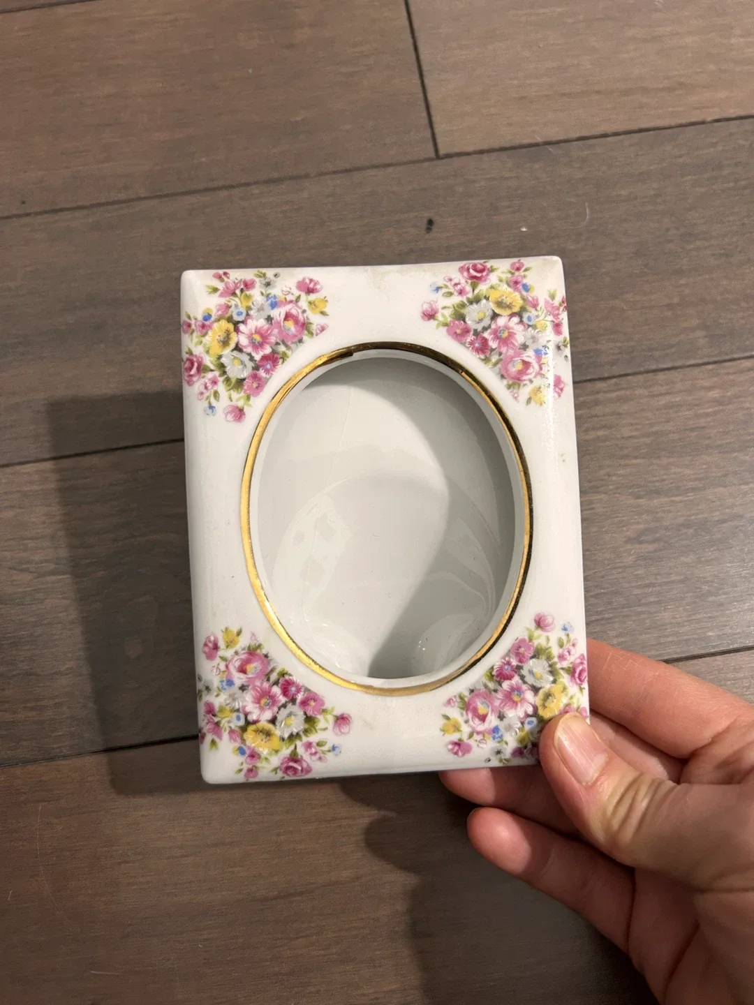 Floral Porcelain Picture Frame - Japan