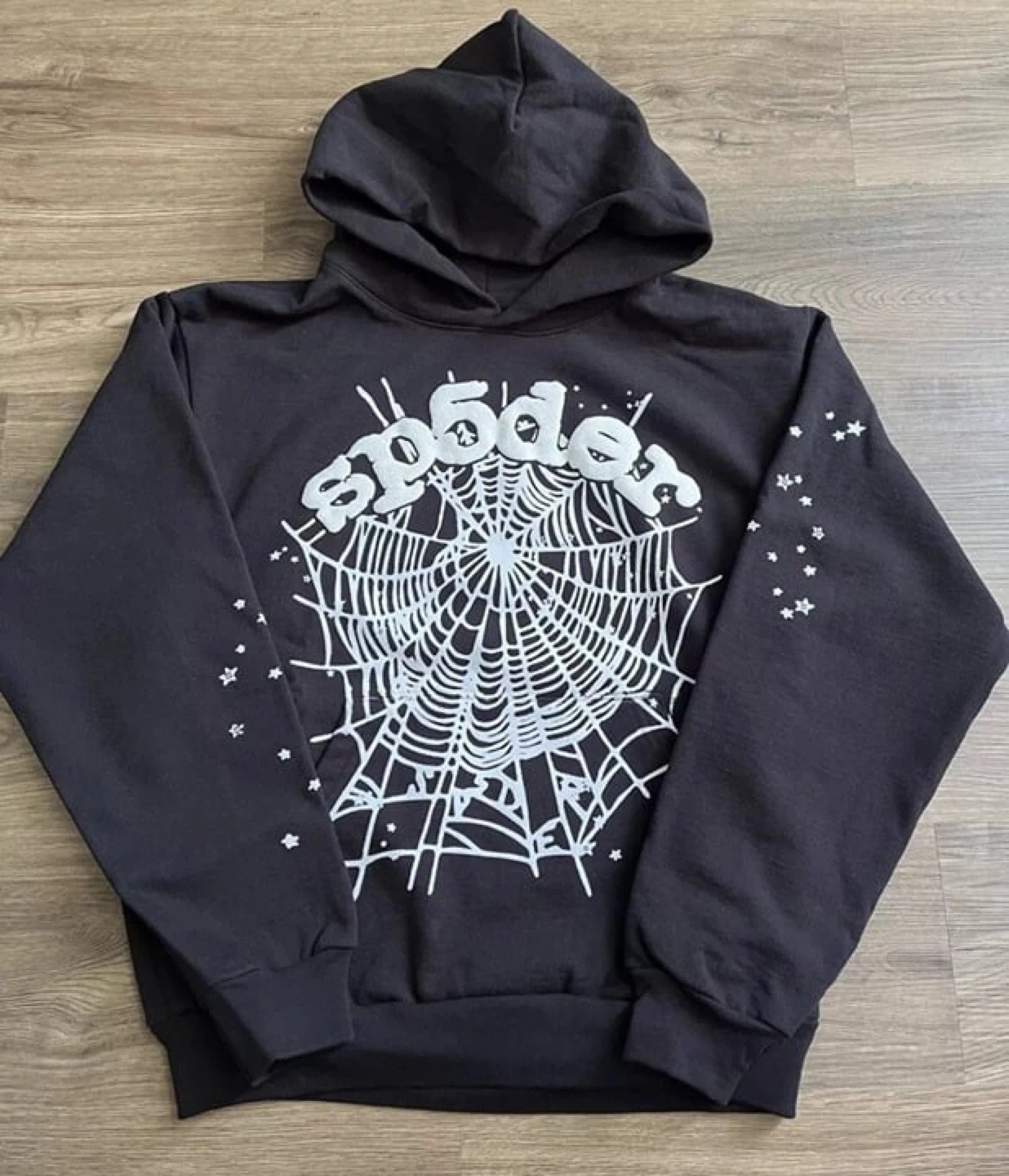 Sp5der OG Web Black Hoodie,