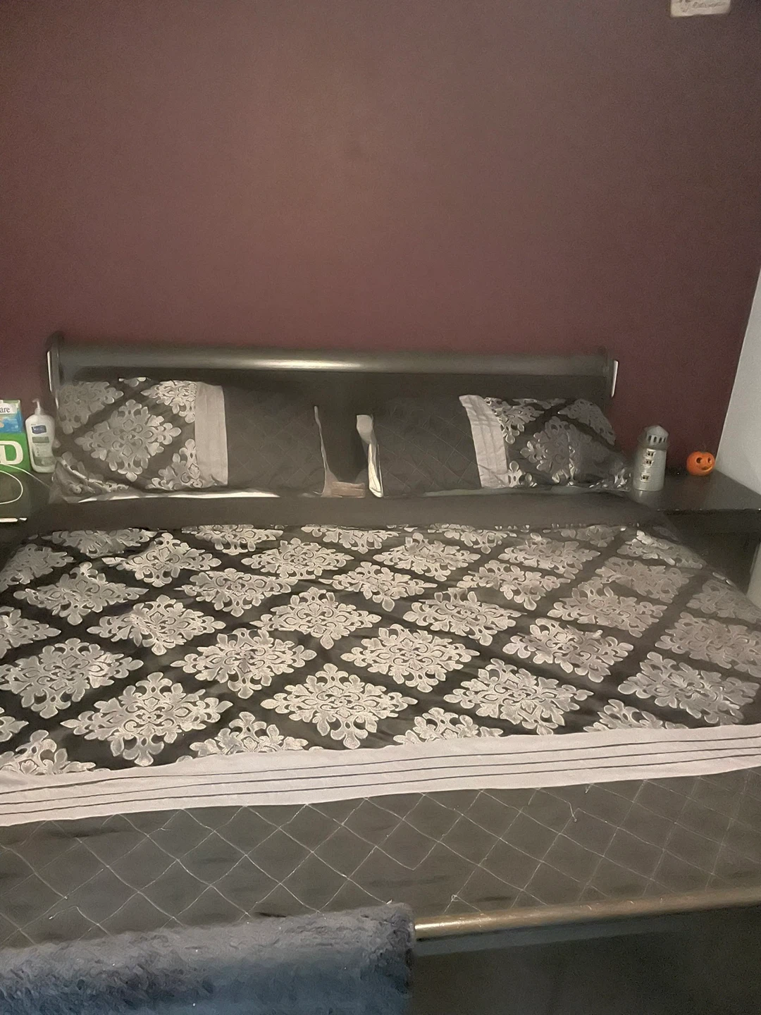 Black & Grey King Bedding Set - photo 3