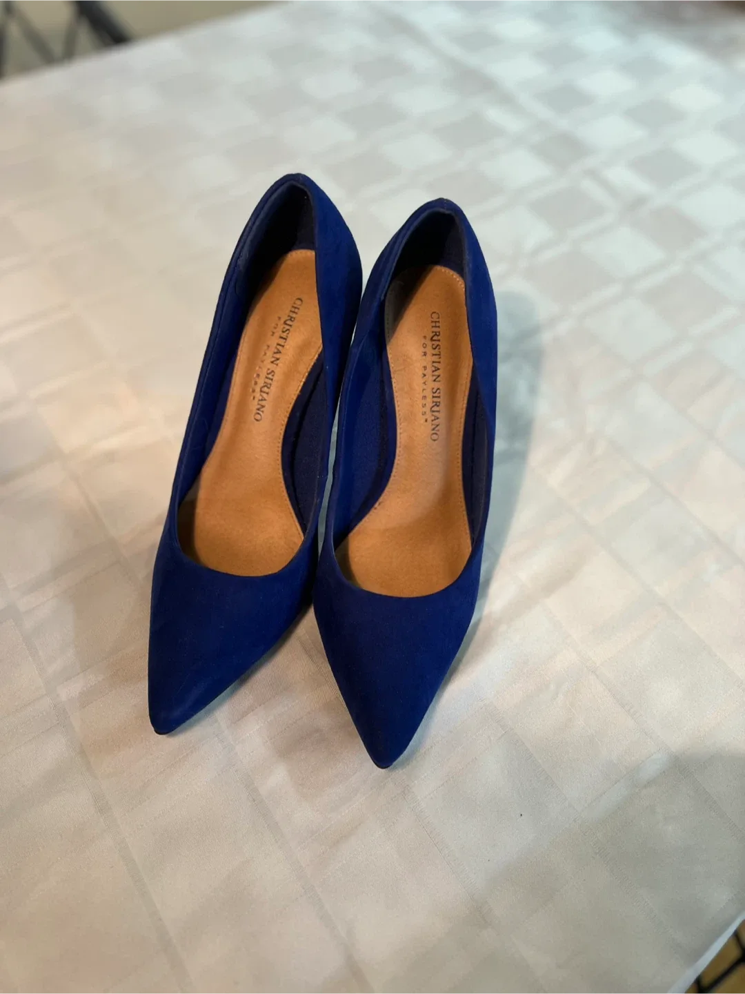 Christian Siriano for Payless Blue Heels