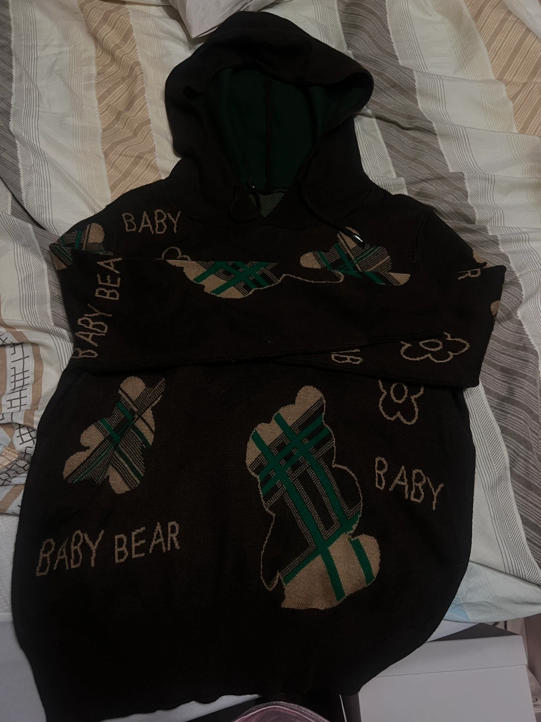 Medium size knit hoodie - photo 2