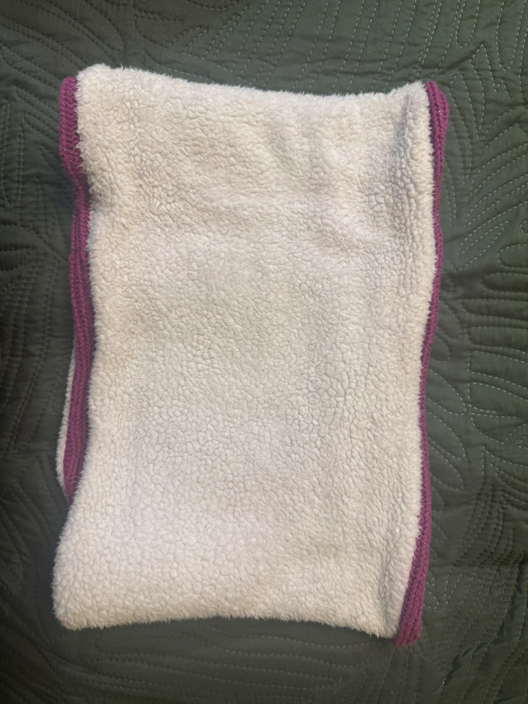 Hanna Andersson Purple OS Cowl Neck Warmer - photo 3