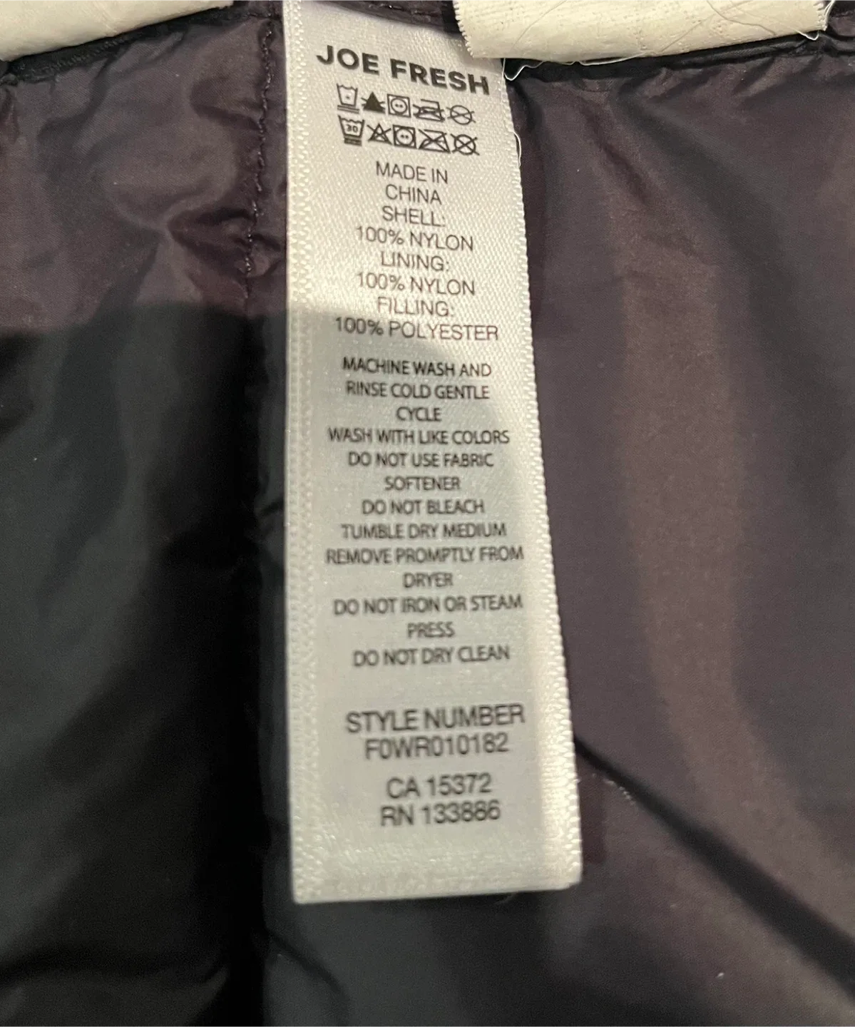 Joe Fresh Black Puffer Coat - Size L image indicator(5)