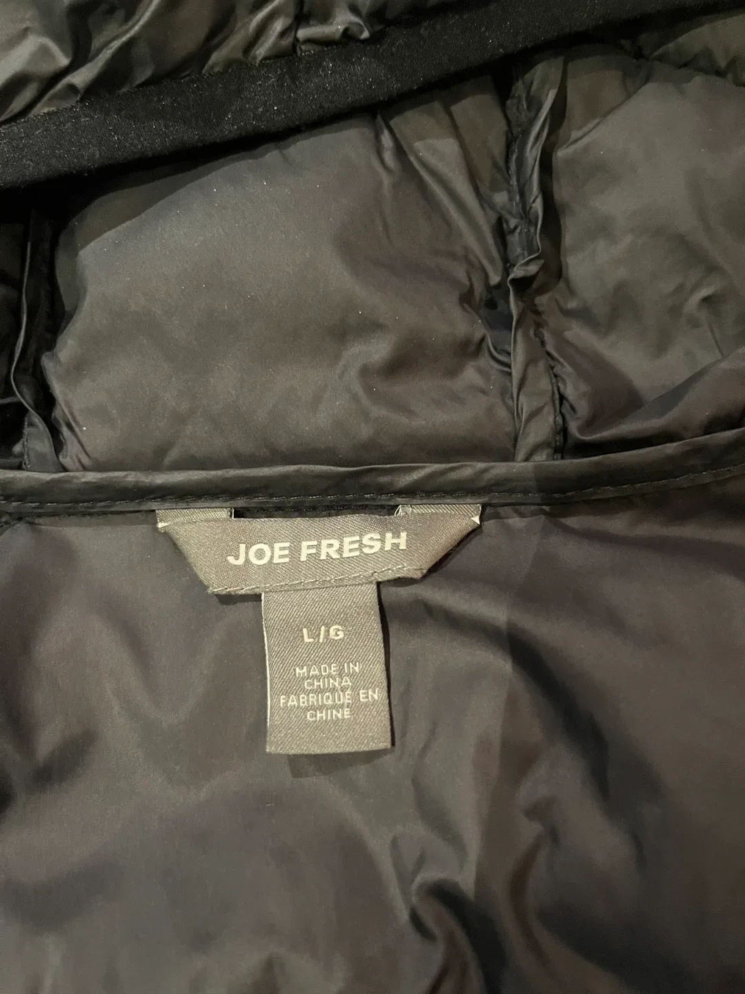 Joe Fresh Black Puffer Coat - Size L image indicator(3)