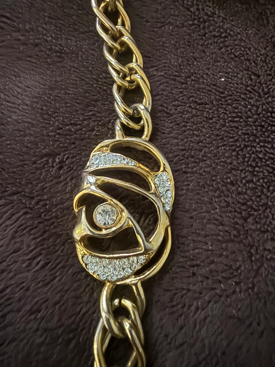 Vintage Gold Tone Chain Necklace - photo 3