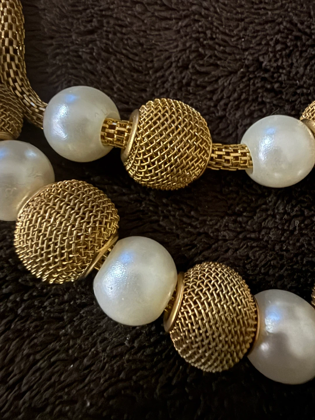 Gold & Pearl Beaded Necklace - photo 2
