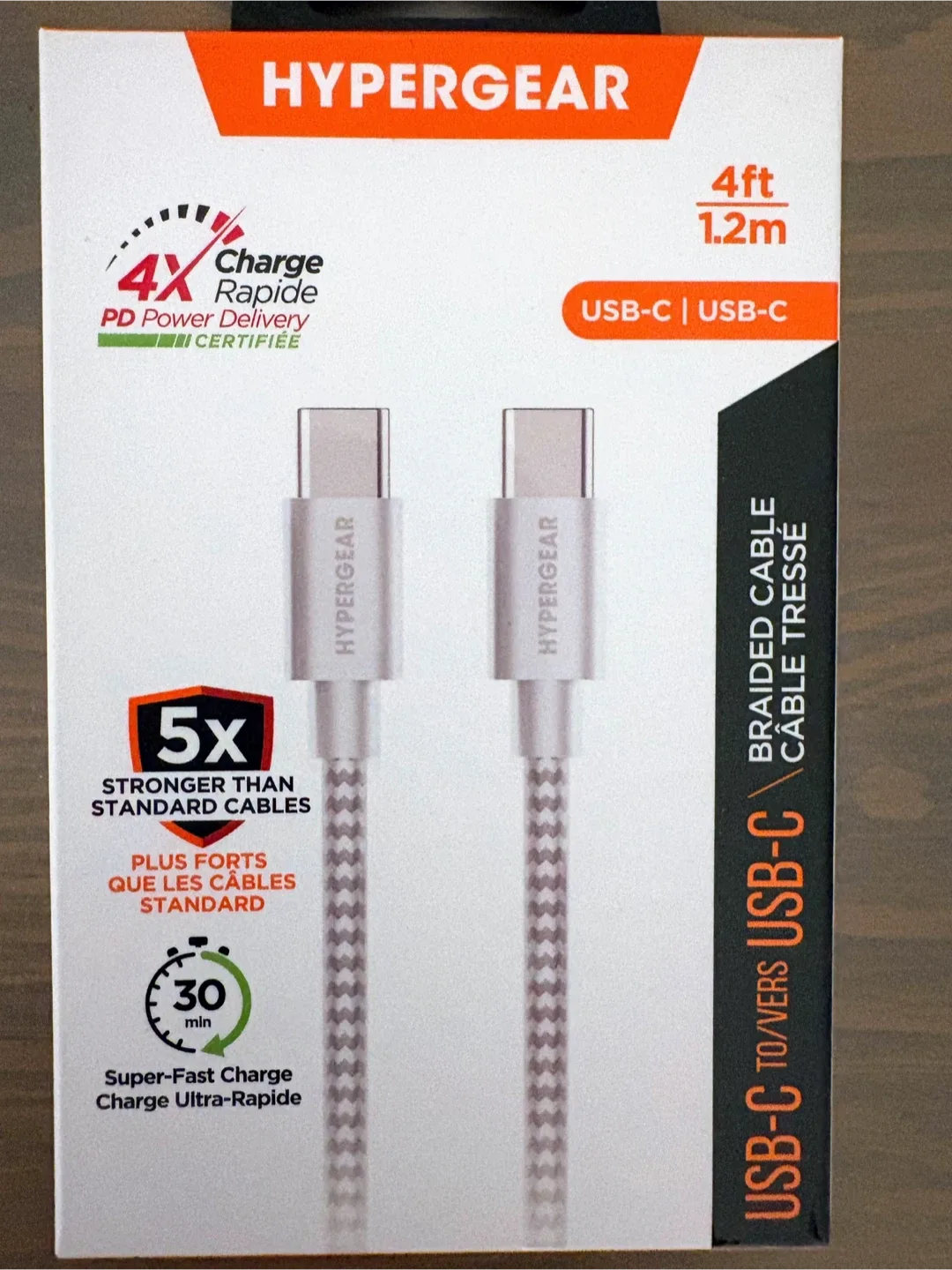 BNIB - USB-C Cable and a USB-C Wall charger - Fast charging image indicator(3)