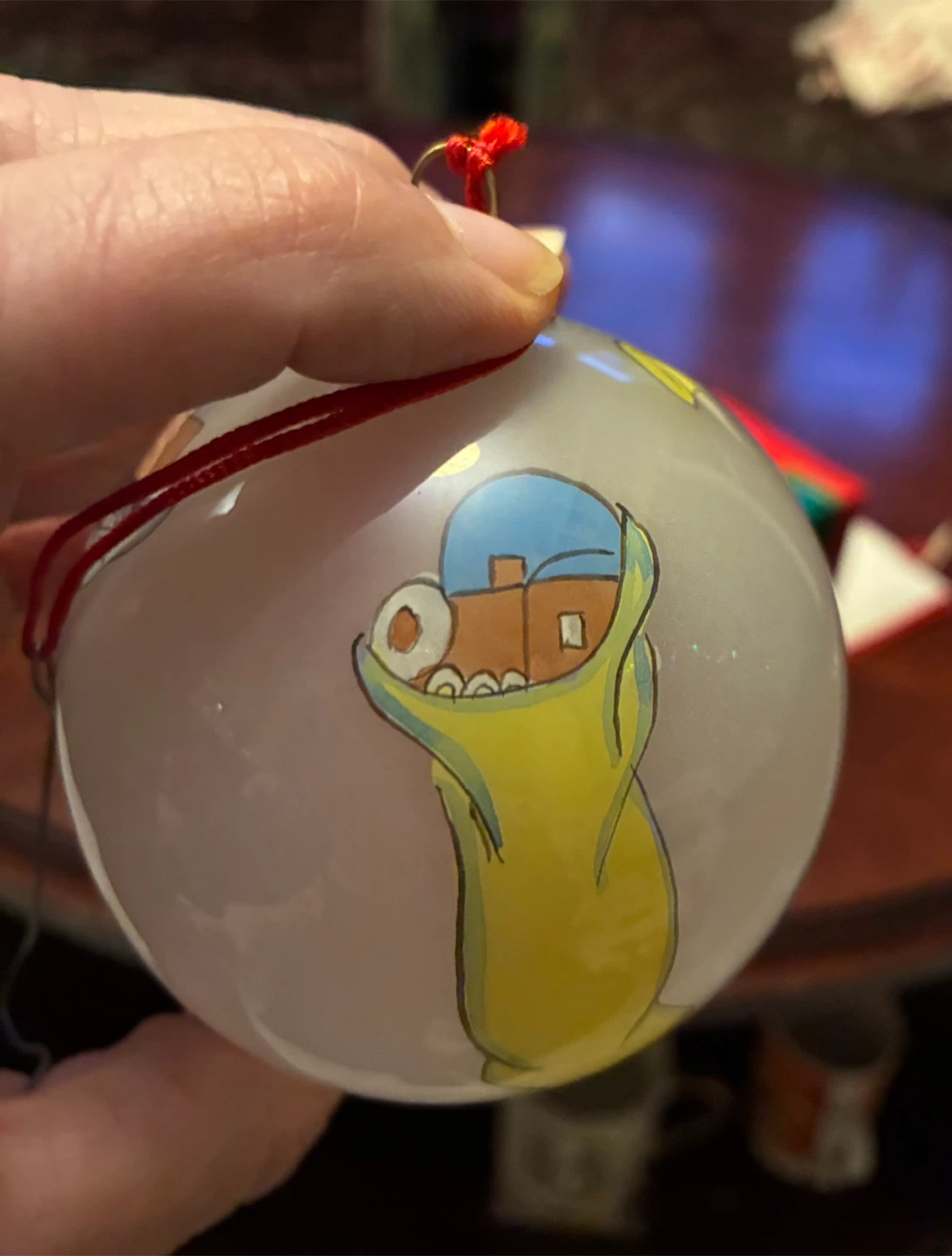 Xmas bulb Christmas tree toys hand painted - photo 5