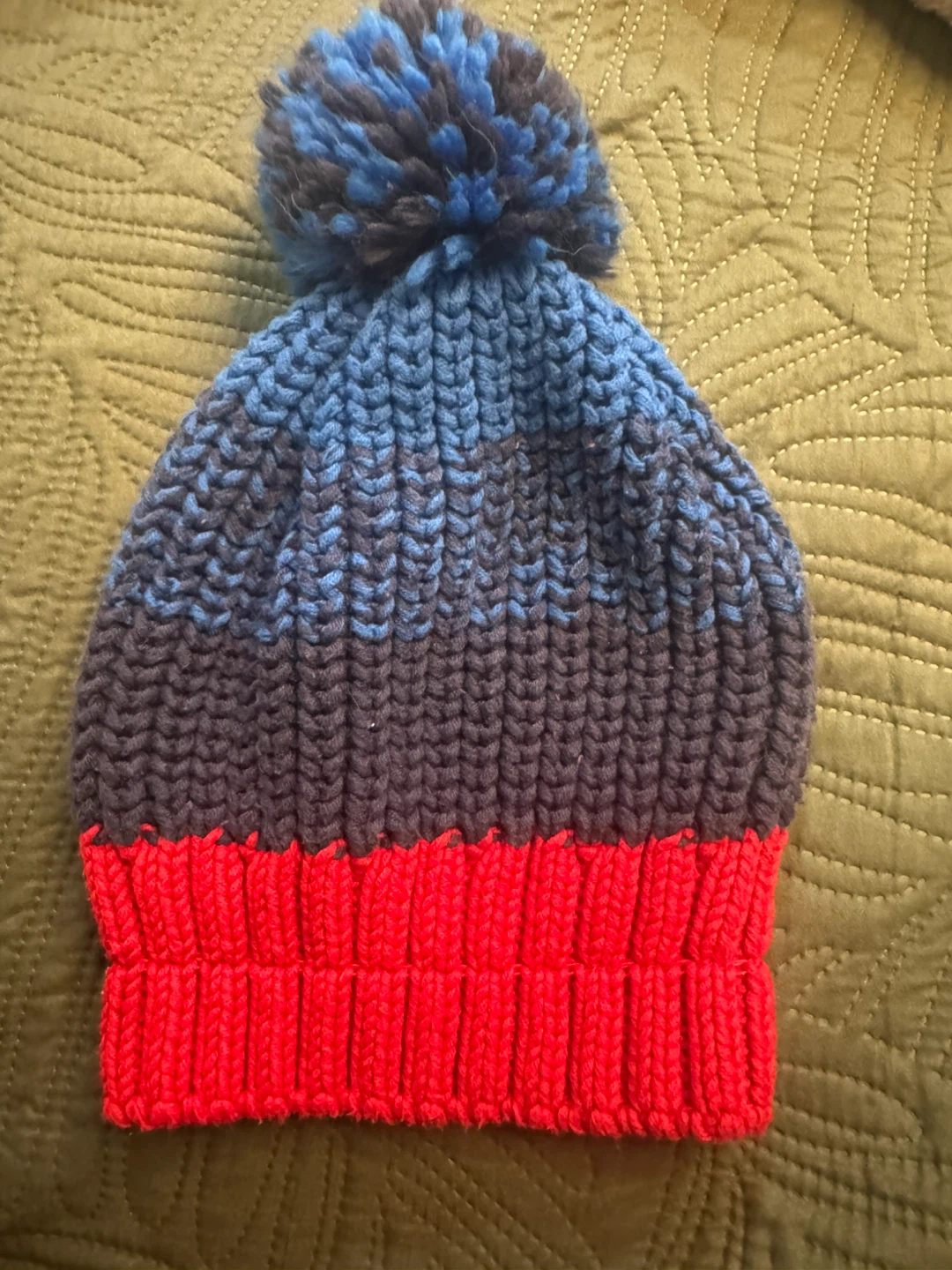 Hanna Andersson Pom Beanie, Size L (6-12 yrs)
