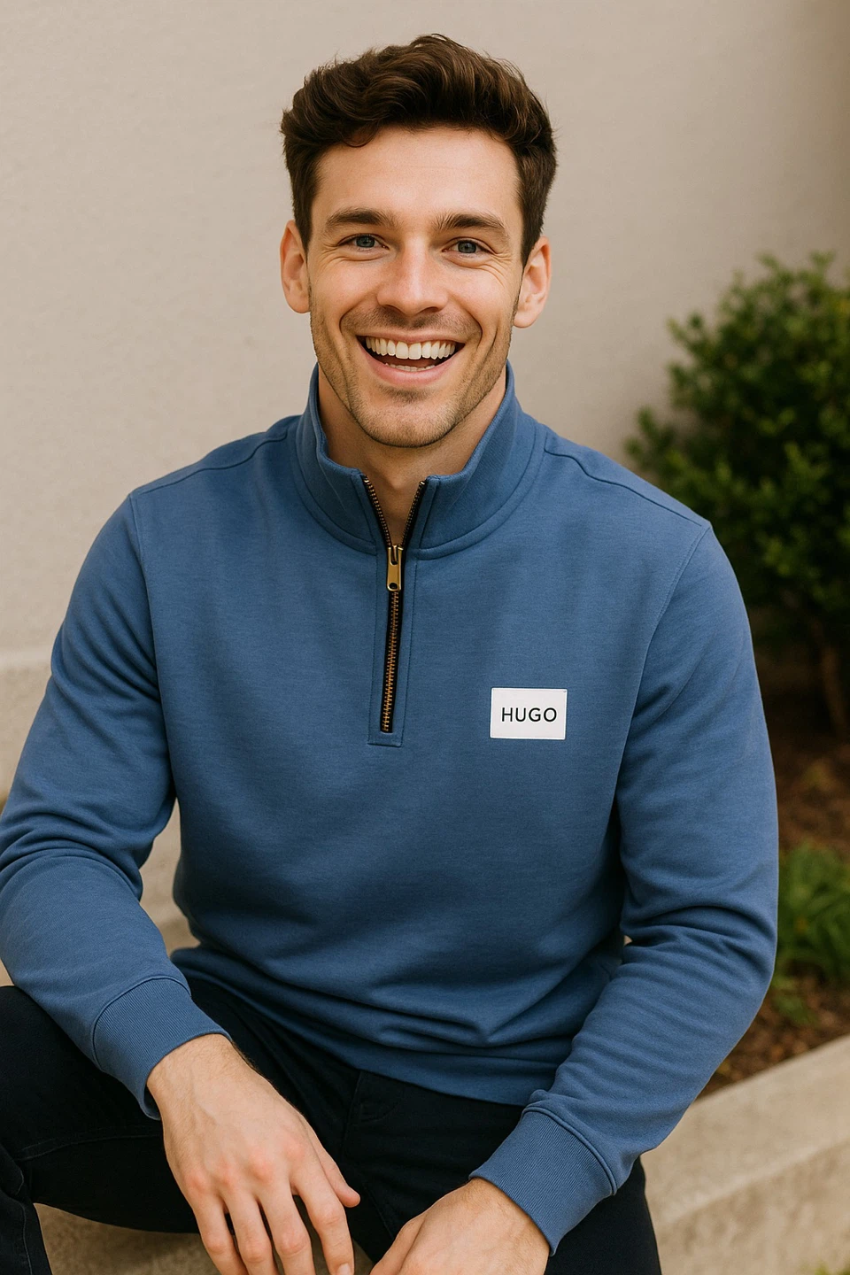 Hugo Quarter-Zip Sweatshirt - photo 3