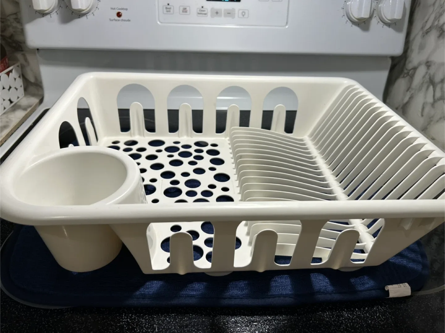 IKEA White Dish Rack with washable sheet
