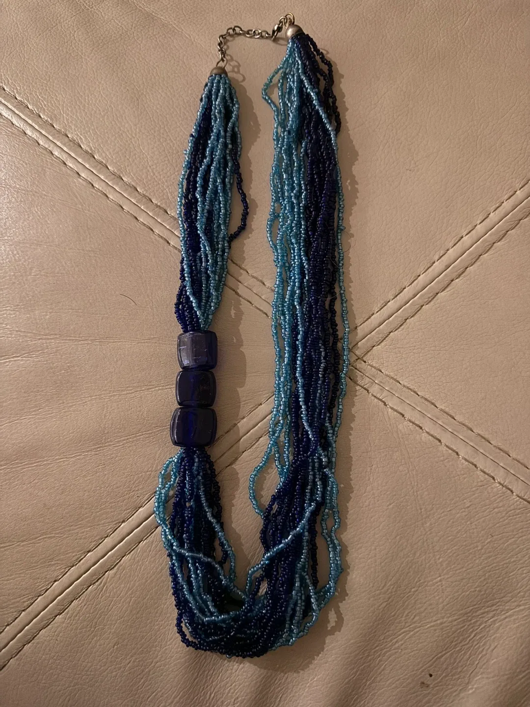 Blue Beaded Necklace