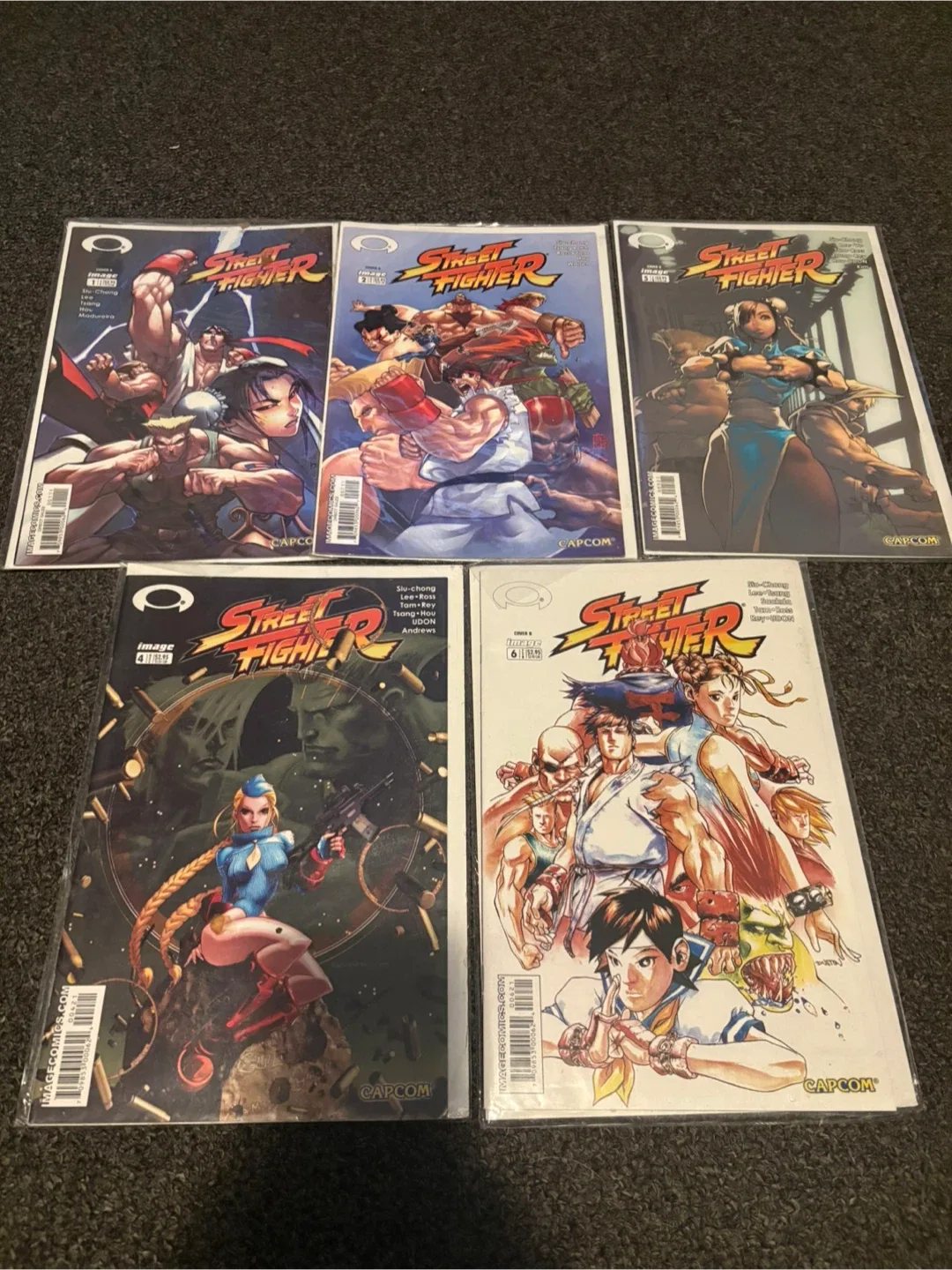 Street Fighter Comic Book Lot - Image Comics