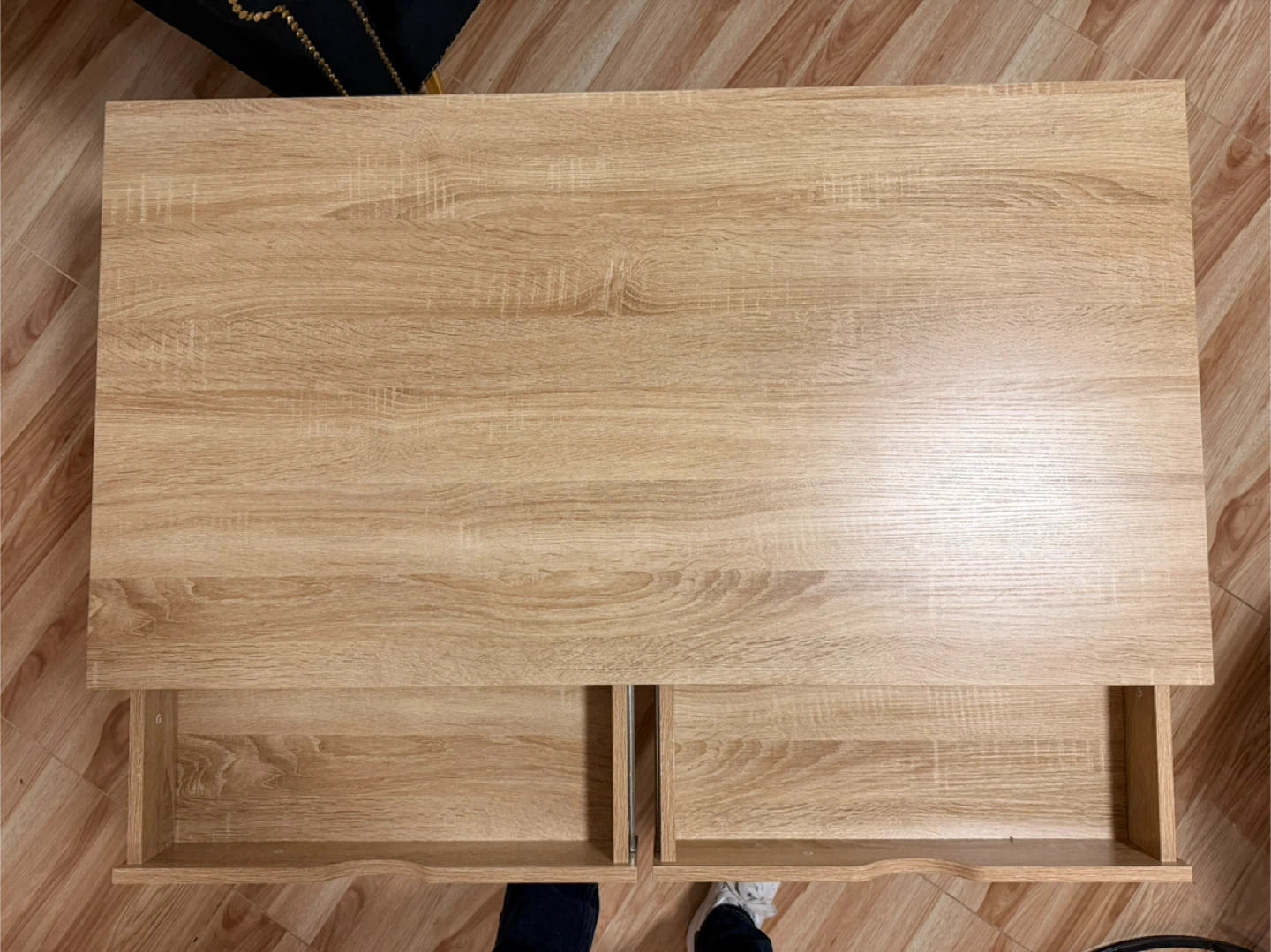 Wood Coffee Table with Drawers - photo 4