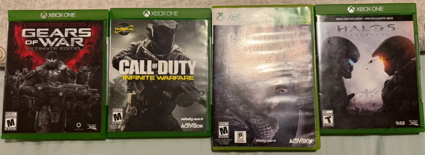 Xbox Games: Gears of War, Call of Duty, Halo 5