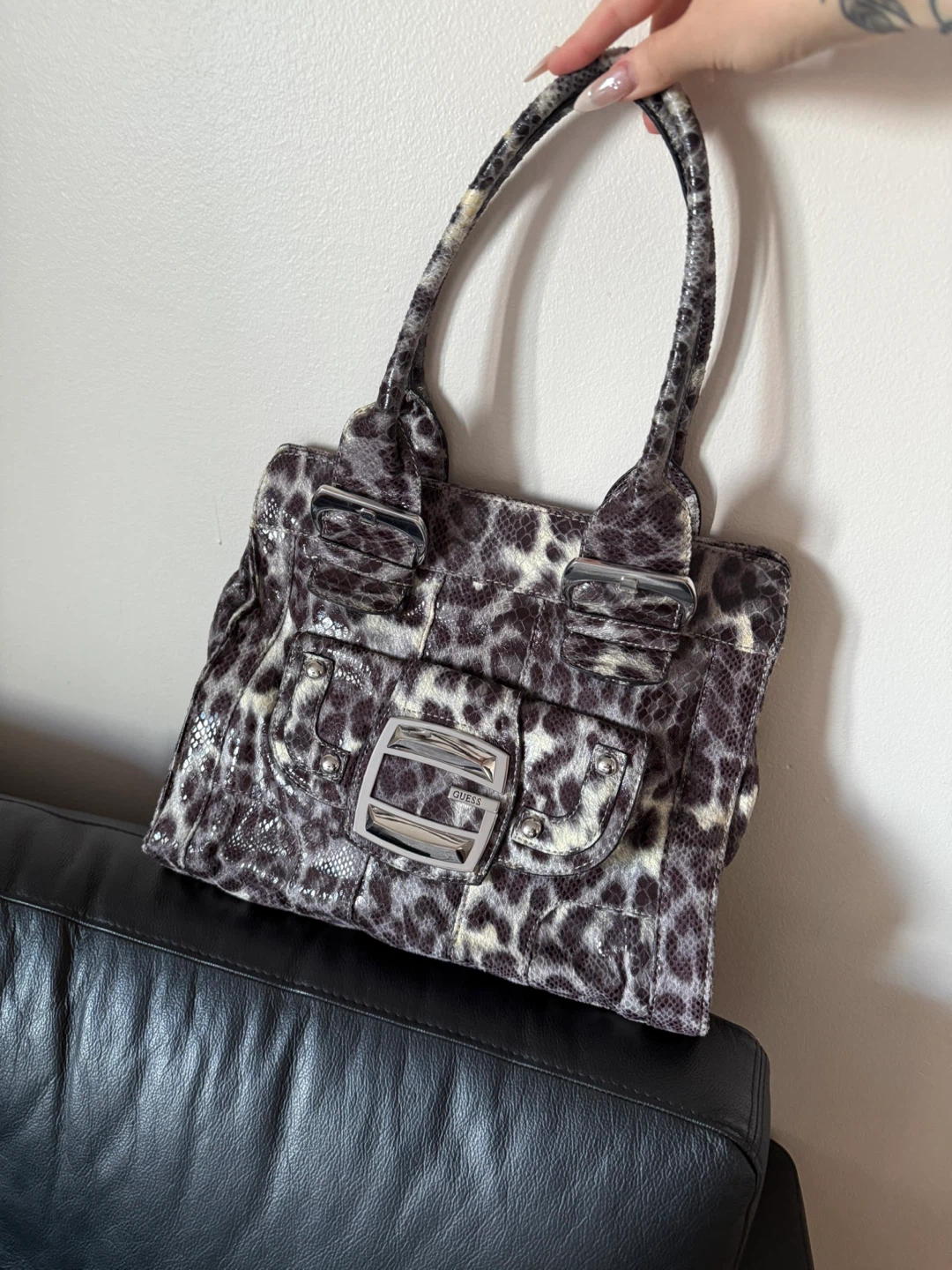 Guess Animal Print Tote Bag