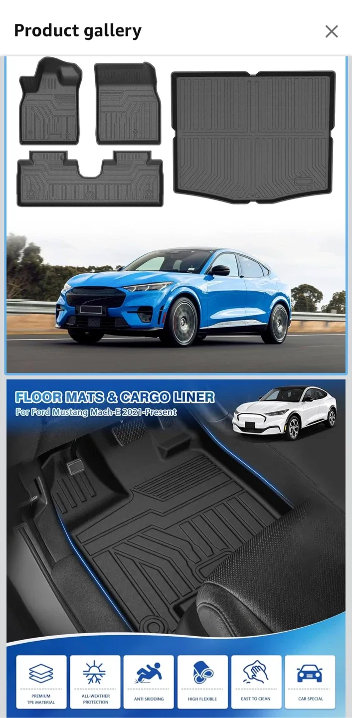 Ford Mustang Mach-E Floor Mats & Cargo Liner