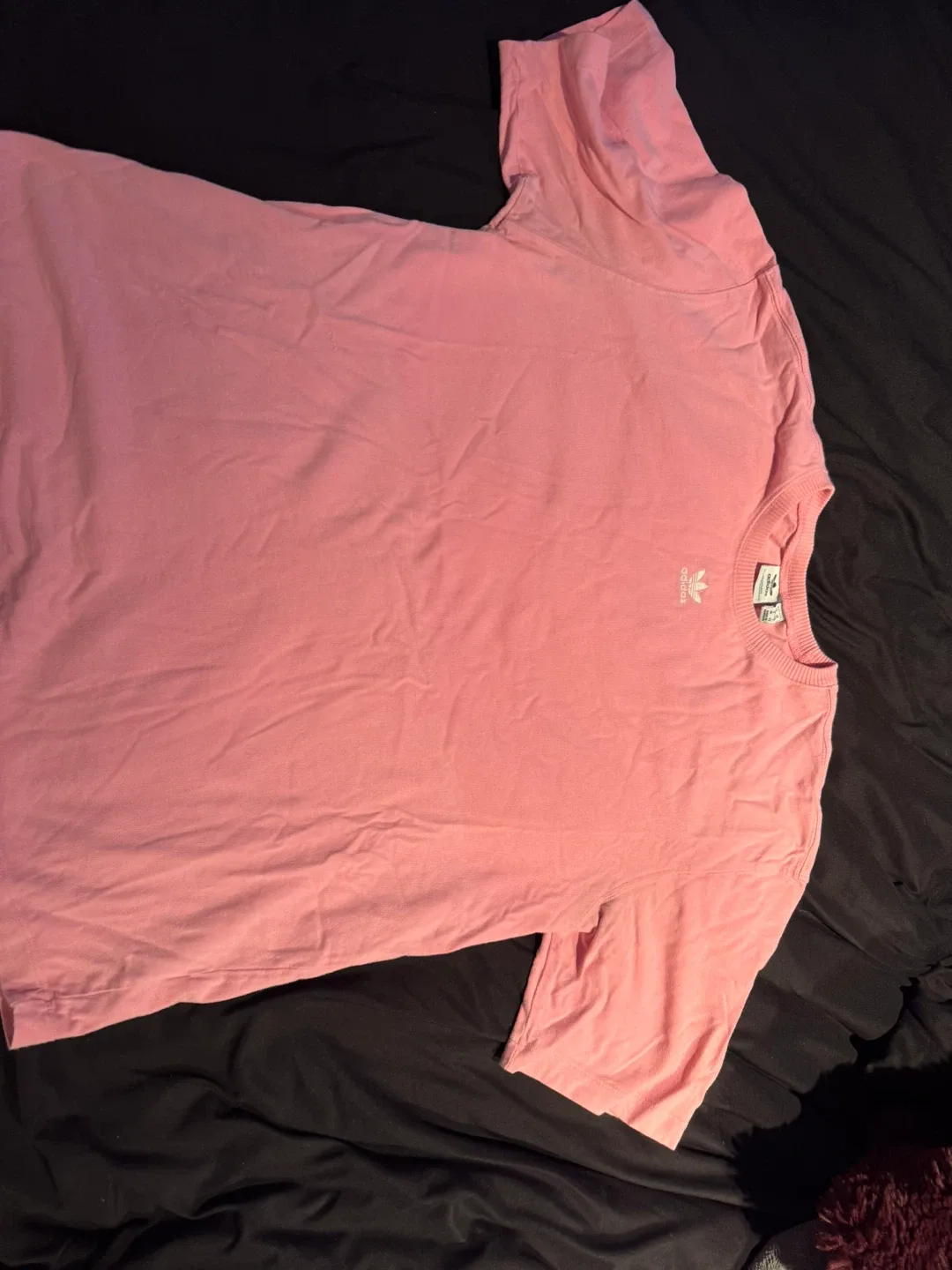 Adidas Pink Crewneck Sweatshirt Size S