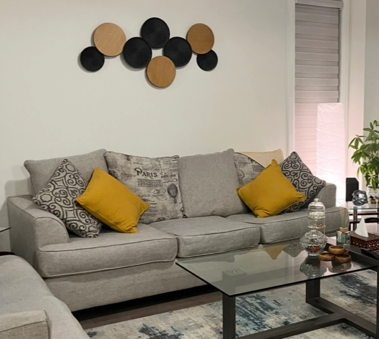 Ashley Gray Sofa – Good Condition - photo 2