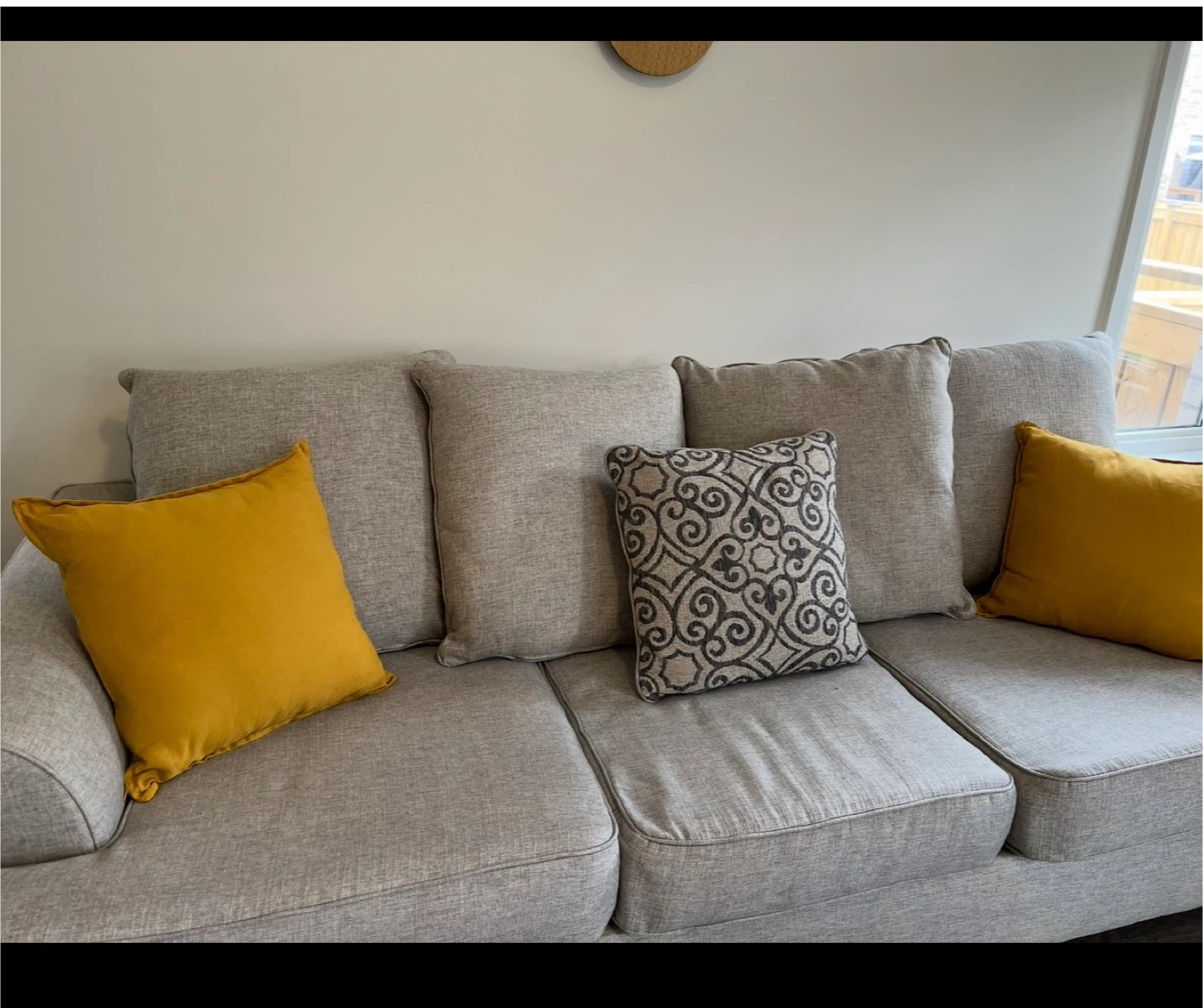 Ashley Gray Sofa – Good Condition