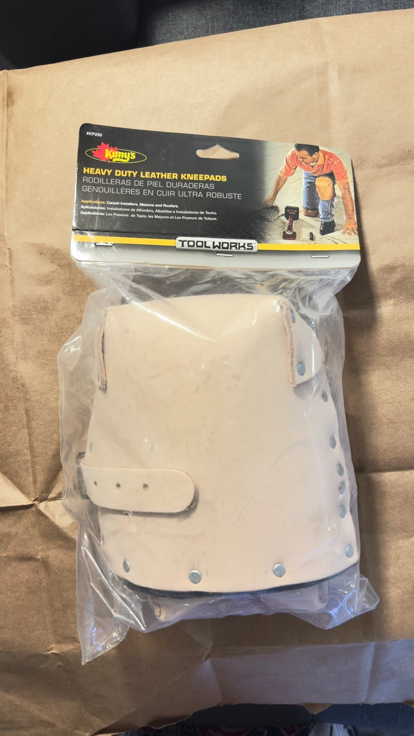Kuny's Heavy Duty Leather Kneepads - New