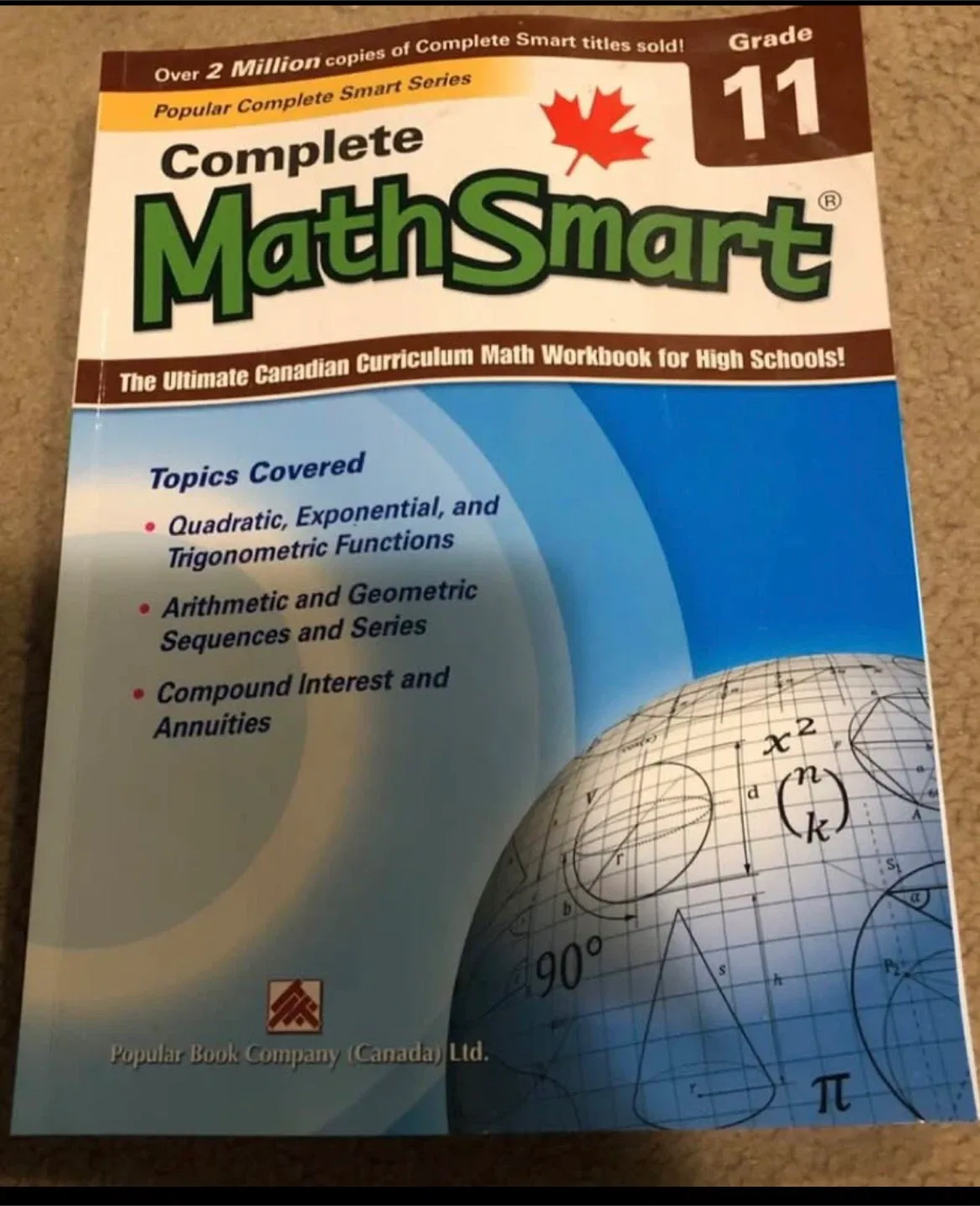 Complete MathSmart Grade 11 Workbook