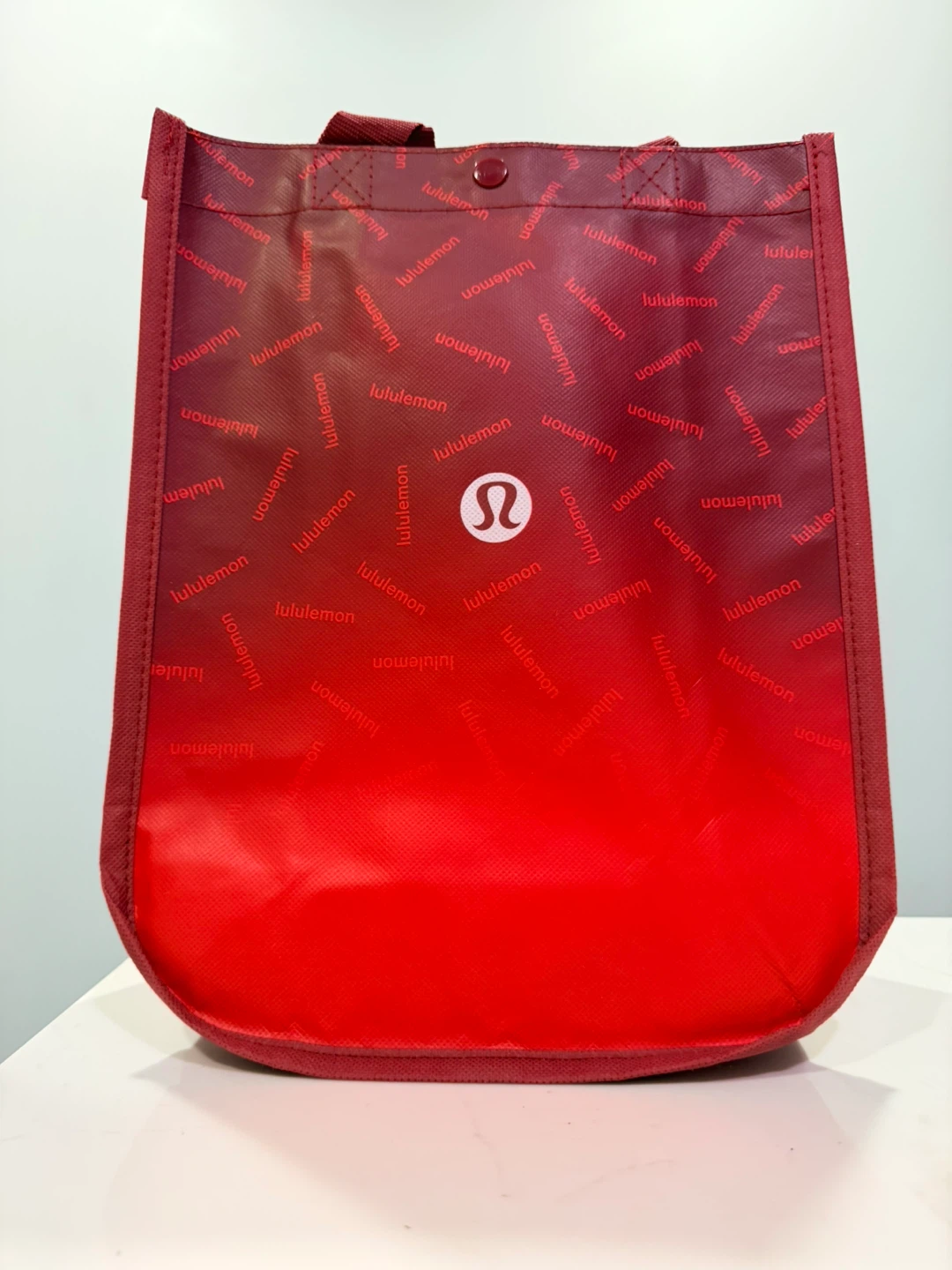 Lululemon Red Tote Bag