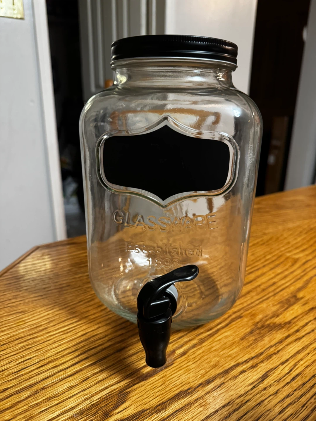 Glassware Beverage Dispenser with Spigot