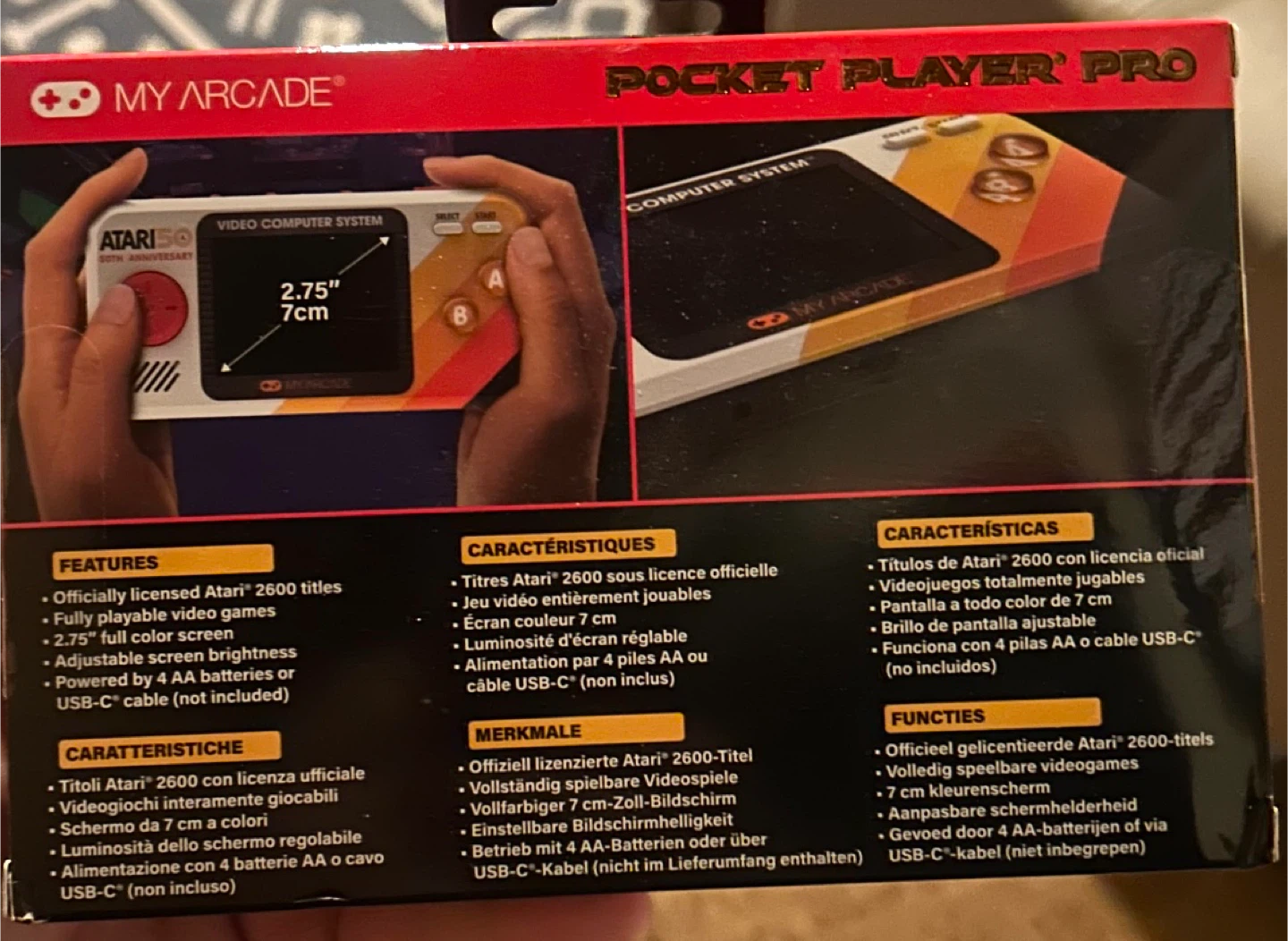 My Arcade Atari Pocket Player Pro - New in Box! - photo 2