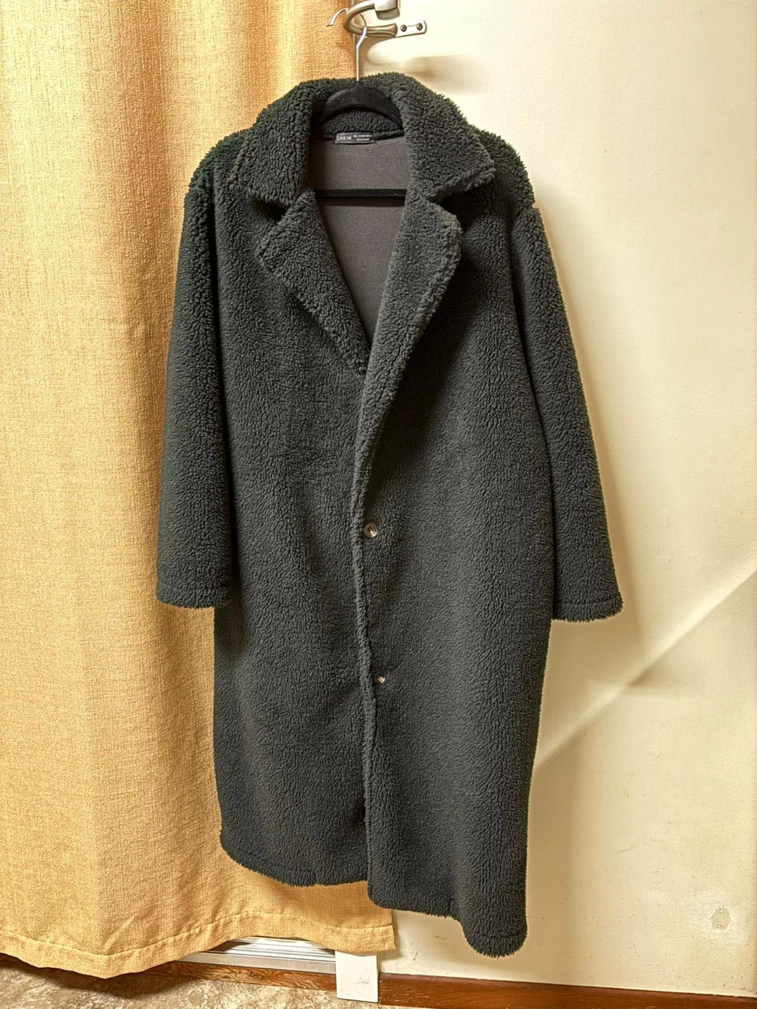 Zara Black Teddy Coat - Size S - photo 2