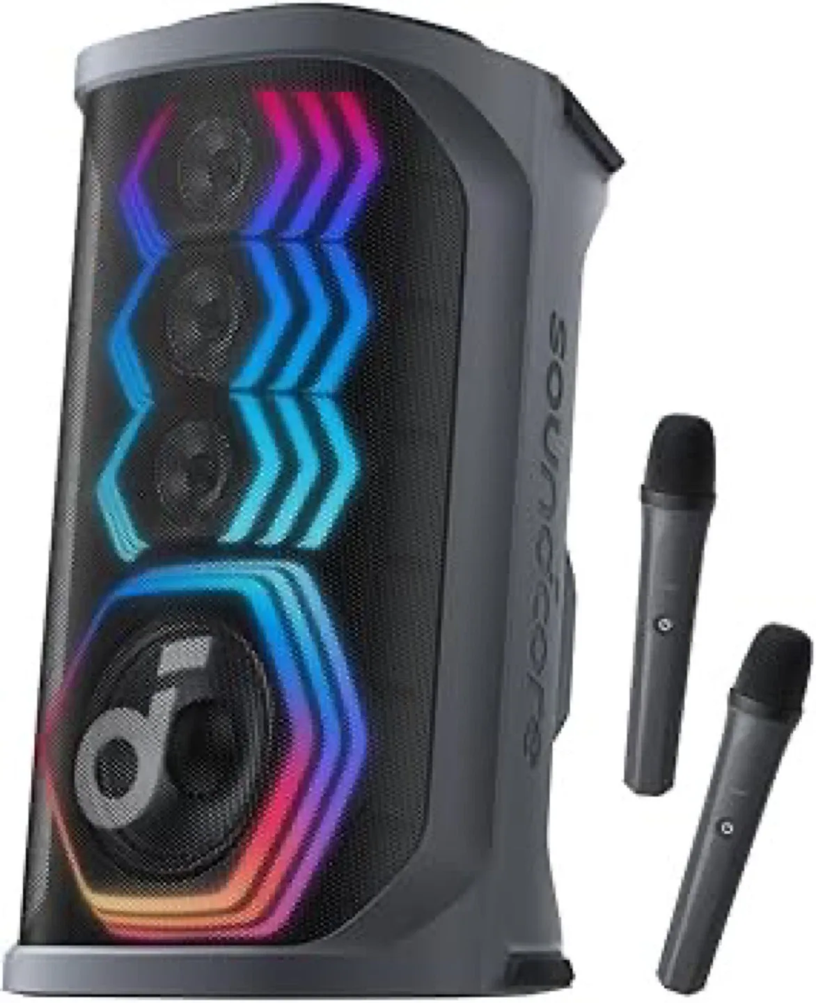 Soundcore Rave 3S Karaoke Party Bluetooth Speaker with 2 Mics