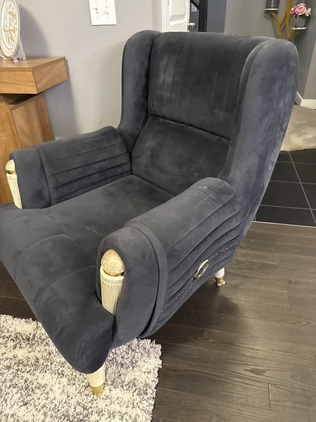 Grey Sofa and Armchair Set