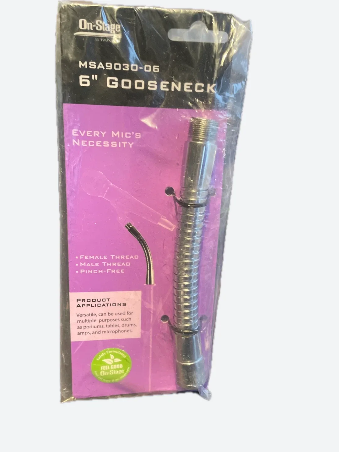 On-Stage MSA9030-06 6" Gooseneck - New in Package