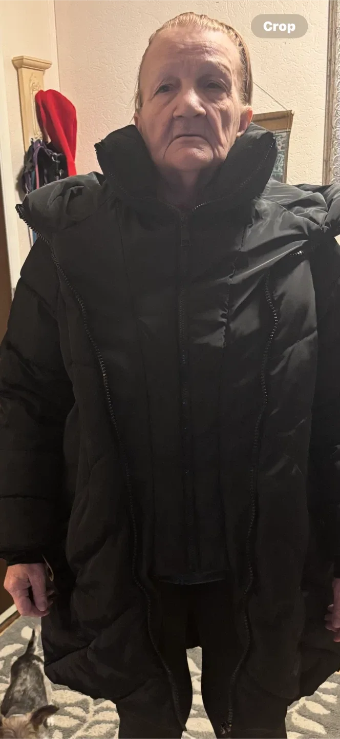 Women’s Black Winter Coat image indicator(3)