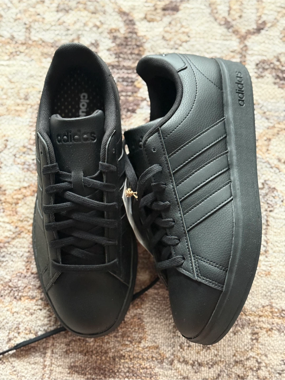 Adidas Grand Court 2.0 Black, Size 7