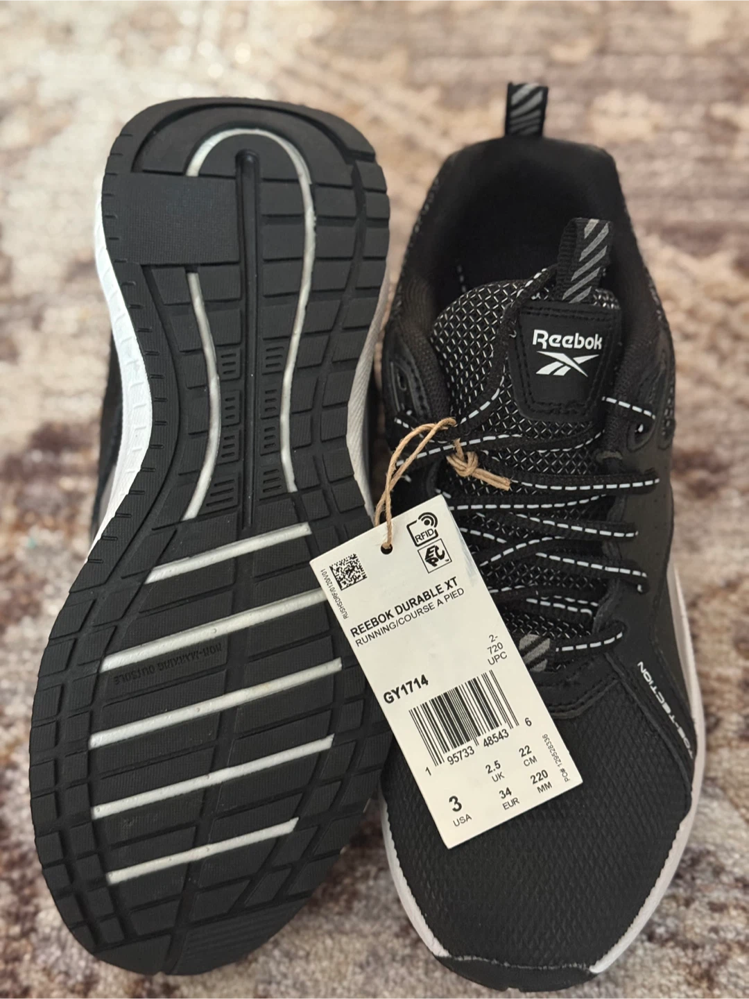 Reebok Durable XT Running Shoes - Size 3 Youth - photo 3