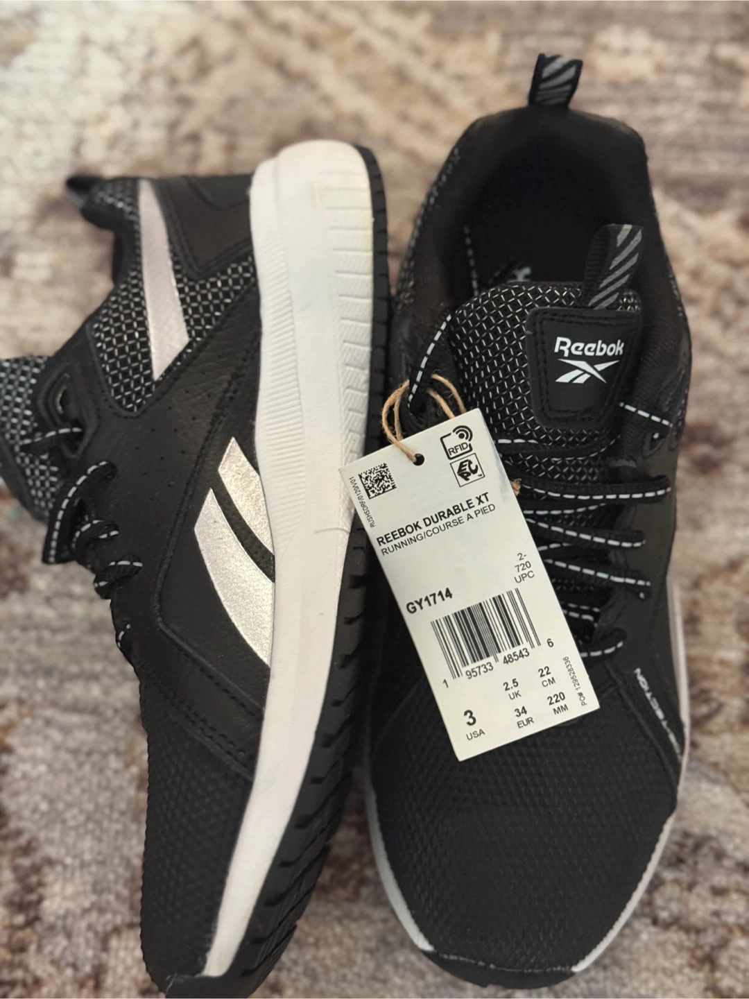 Reebok Durable XT Running Shoes - Size 3 Youth - photo 2