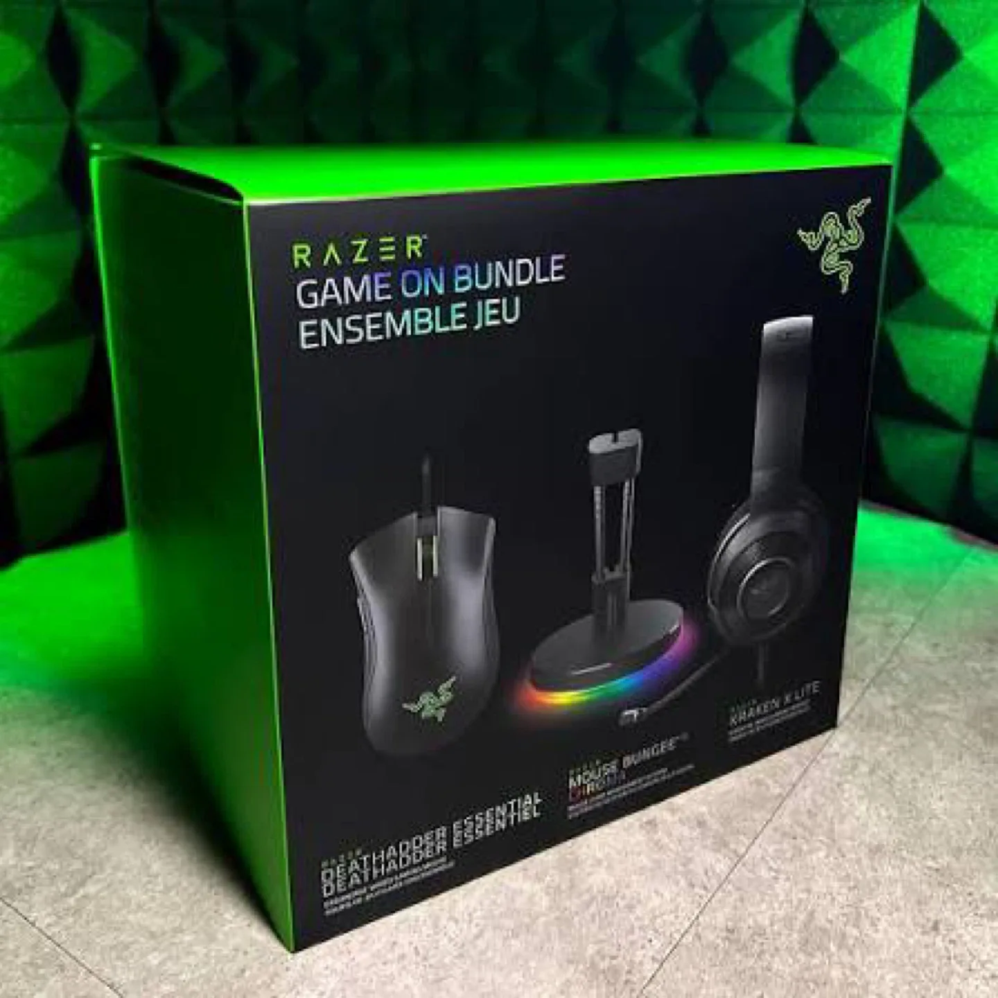Razer Game On Bundle (DeathAdder Essential, Kraken X Lite)