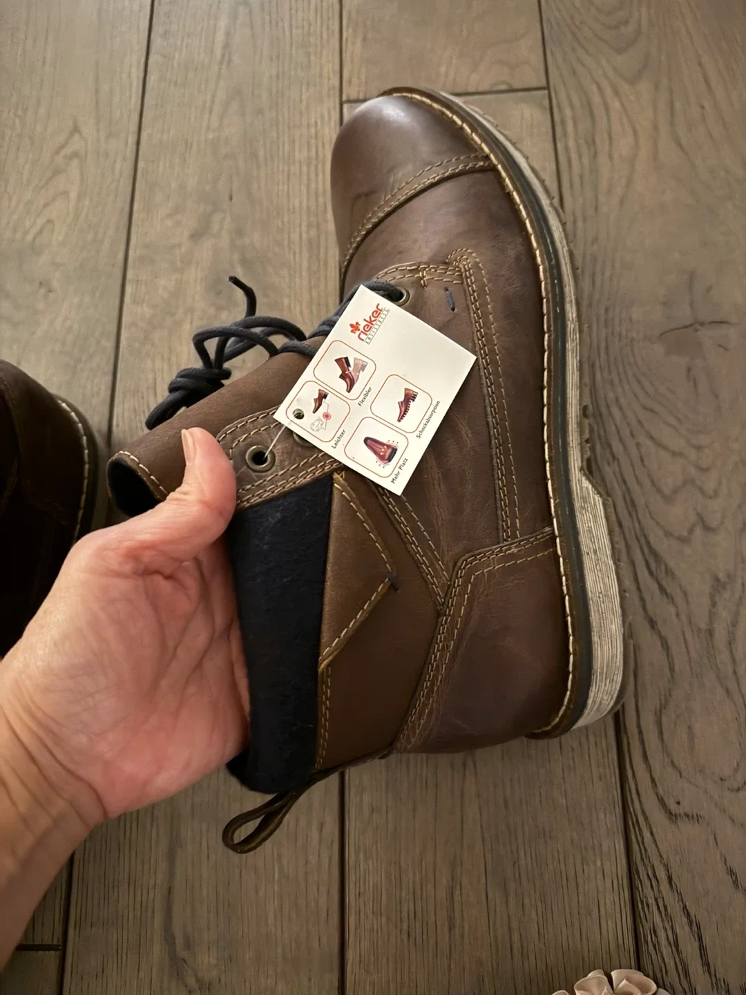 Brand new (unused) Rieker winter shoes/boots for men