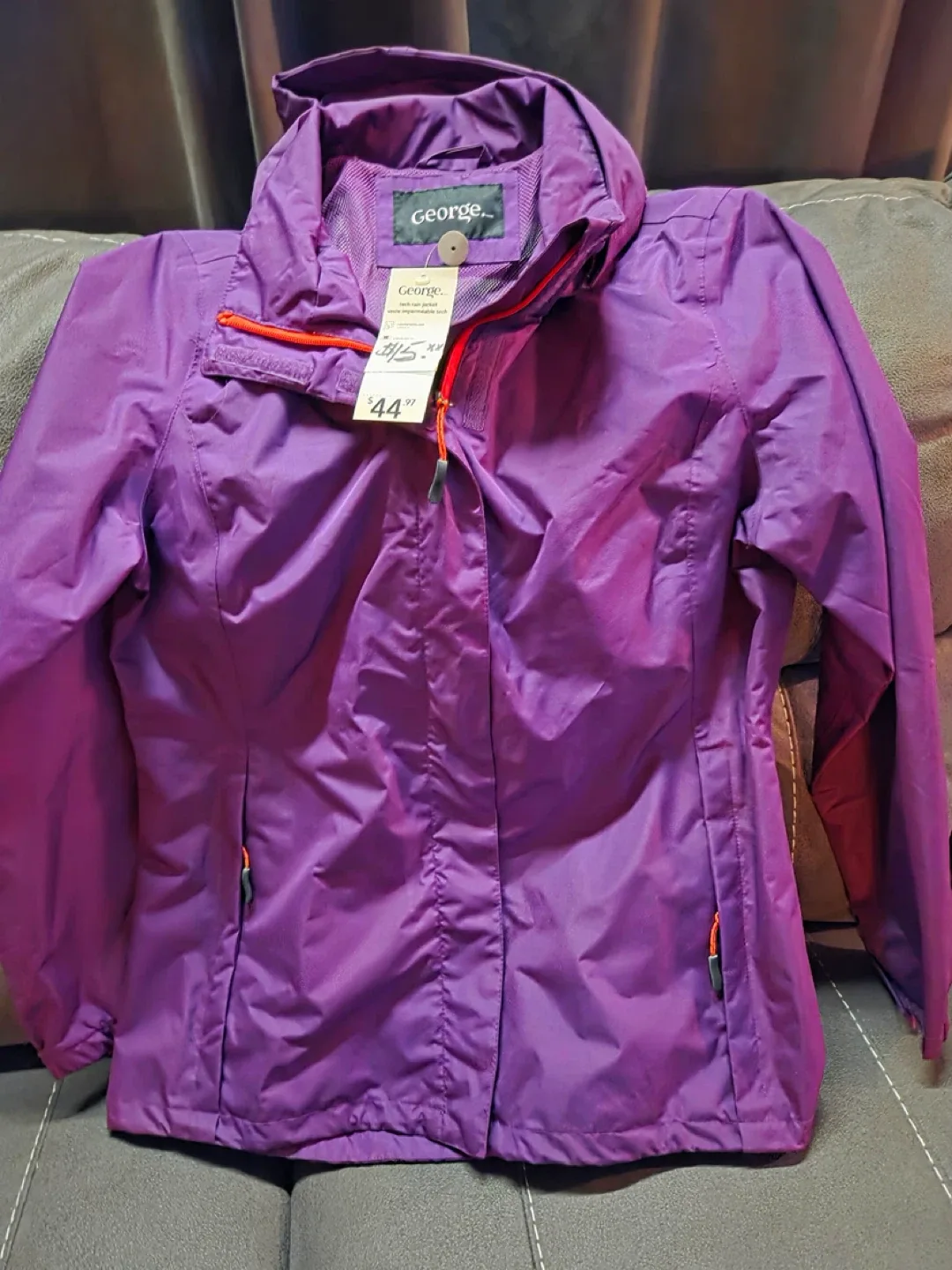 George Tech Rain Jacket - Purple - Size M